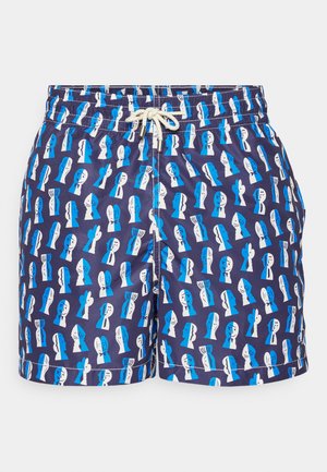 CLASSIC SWIM SHORTS - Plavecké šortky - navy papier decoupe x severin millet
