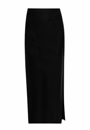 TWINSET MIDI CON SPACCO LATERALE - Gonna a tubino - nero