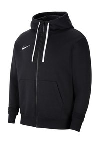 Nike Performance - Felpa con zip - schwarzweiss Immagine in miniatura 1