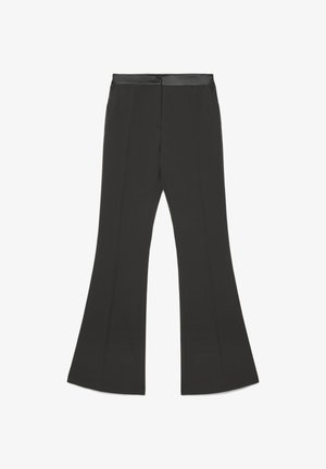 Calliope, PANTALONE LUNGO TINTA UNITA - Trousers - ultrablack