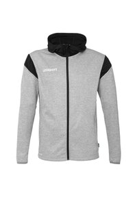 Træningsjakke - dark grau melange schwarz