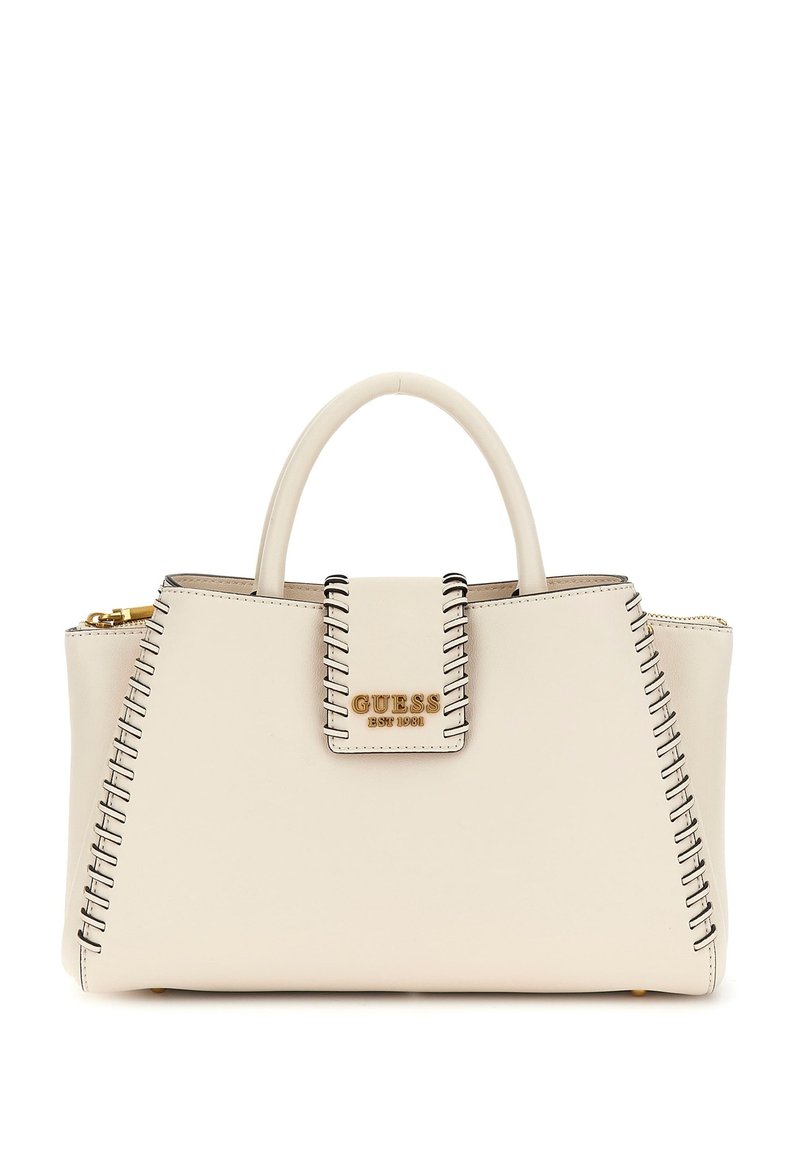Guess LIBERA NÄHTE IN RELIEFOPTIK - Borsa a mano - creme