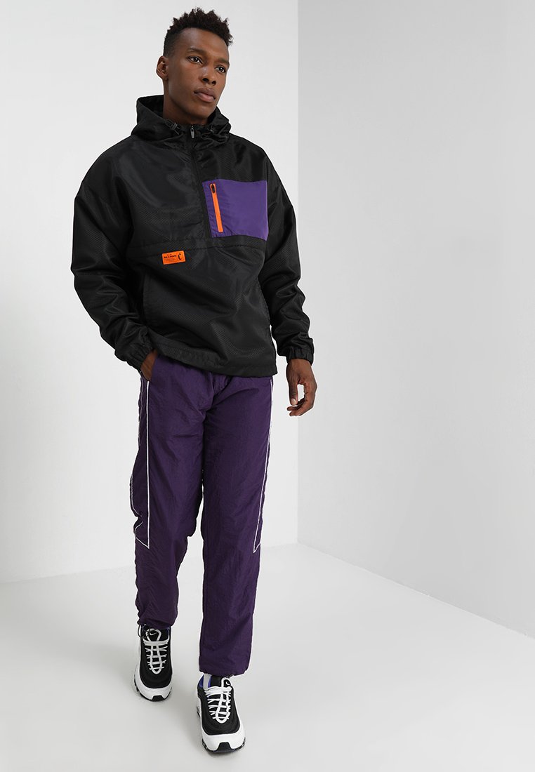 Veste Coupe-vent Cayler & Sons "Legalize It" Allover - Noire, Neuve Avec étiquettes