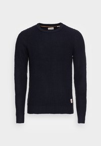 Jack & Jones JJENICK CREW NECK - Strikkegenser - sky captain