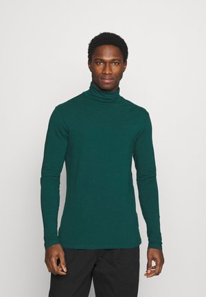 Pier One LONG SLEEVED ROLL NECK TOP - Μπλούζα με μακριά μανίκια - green