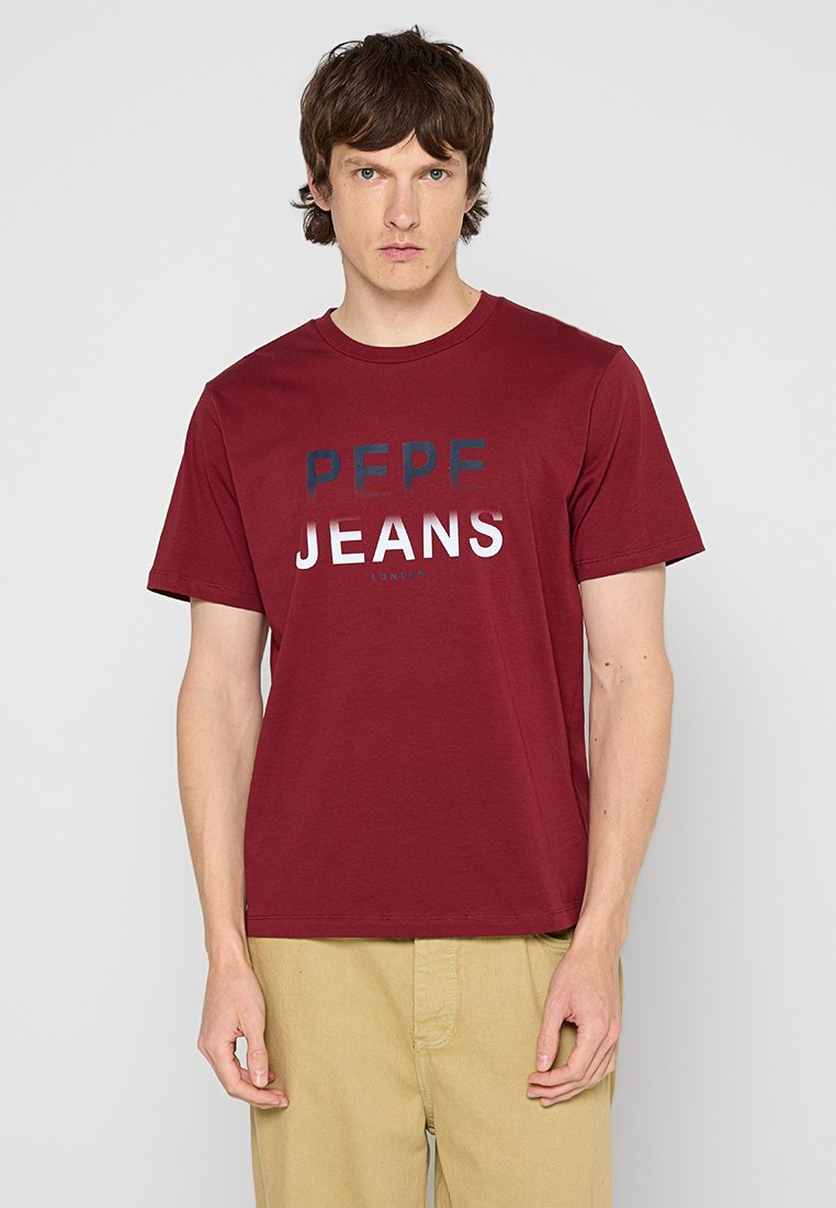 Pepe Jeans T-shirt print rood