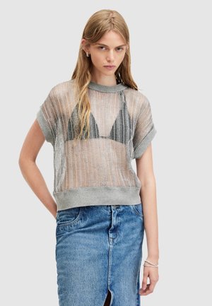 AllSaints GIANA - T-Shirt print - silver