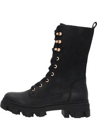 Palado Stivaletti con plateau - black