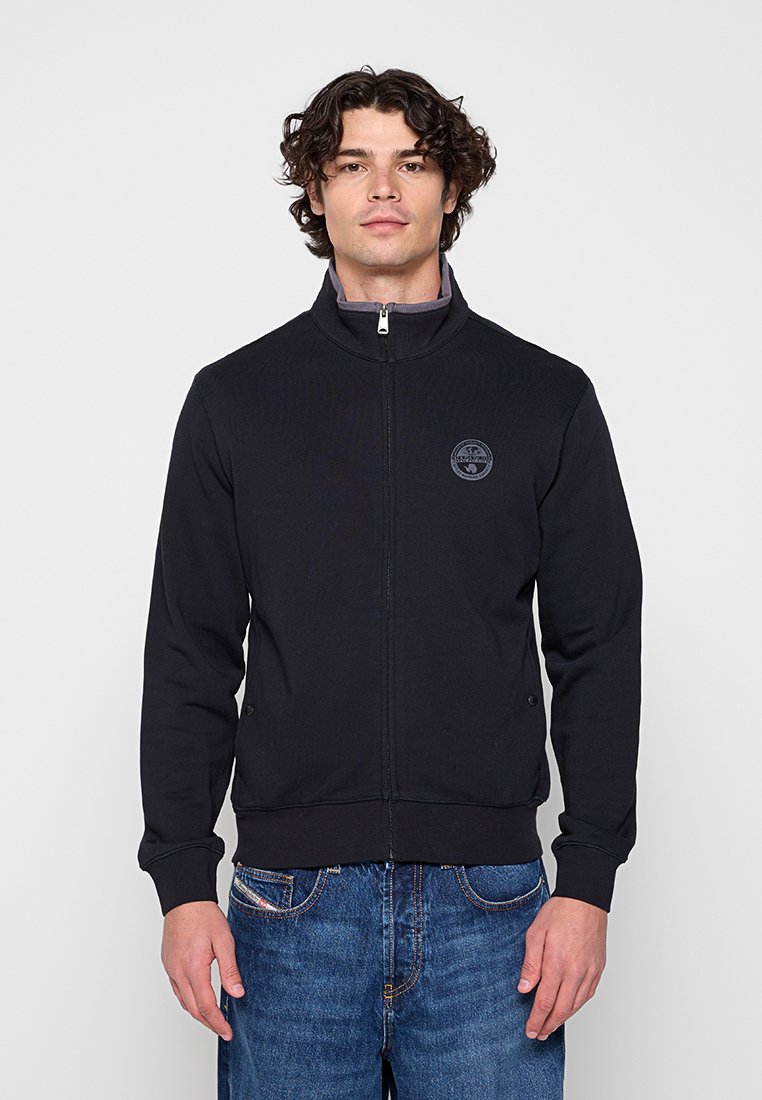 Napapijri Sweater met rits zwart Napapijri Sweater met rits zwart