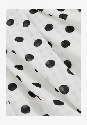 Reiss, REGULAR FIT - DOTTIE POLKA DOT MIDI DRESS . - Day dress - black white
