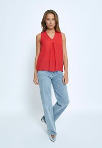 Desires Blouse - bittersweet red