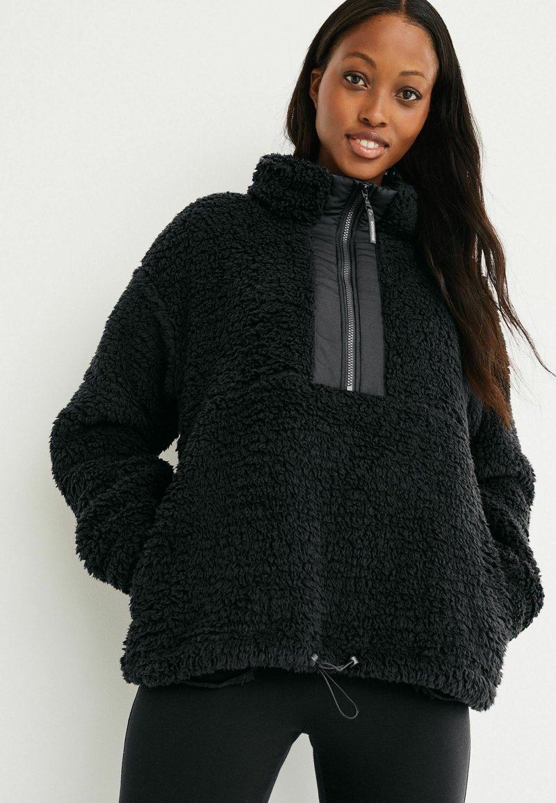 Next COSY Fleecepullover black/schwarz Zalando.de