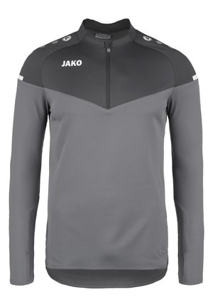 ZIP CHAMP 2.0 - Fleece trui - steingrau/anthra light