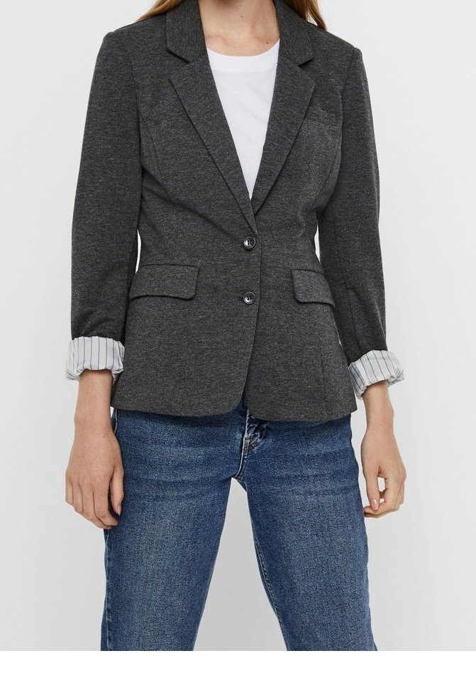 Vero Moda Blejzr - mottled dark grey