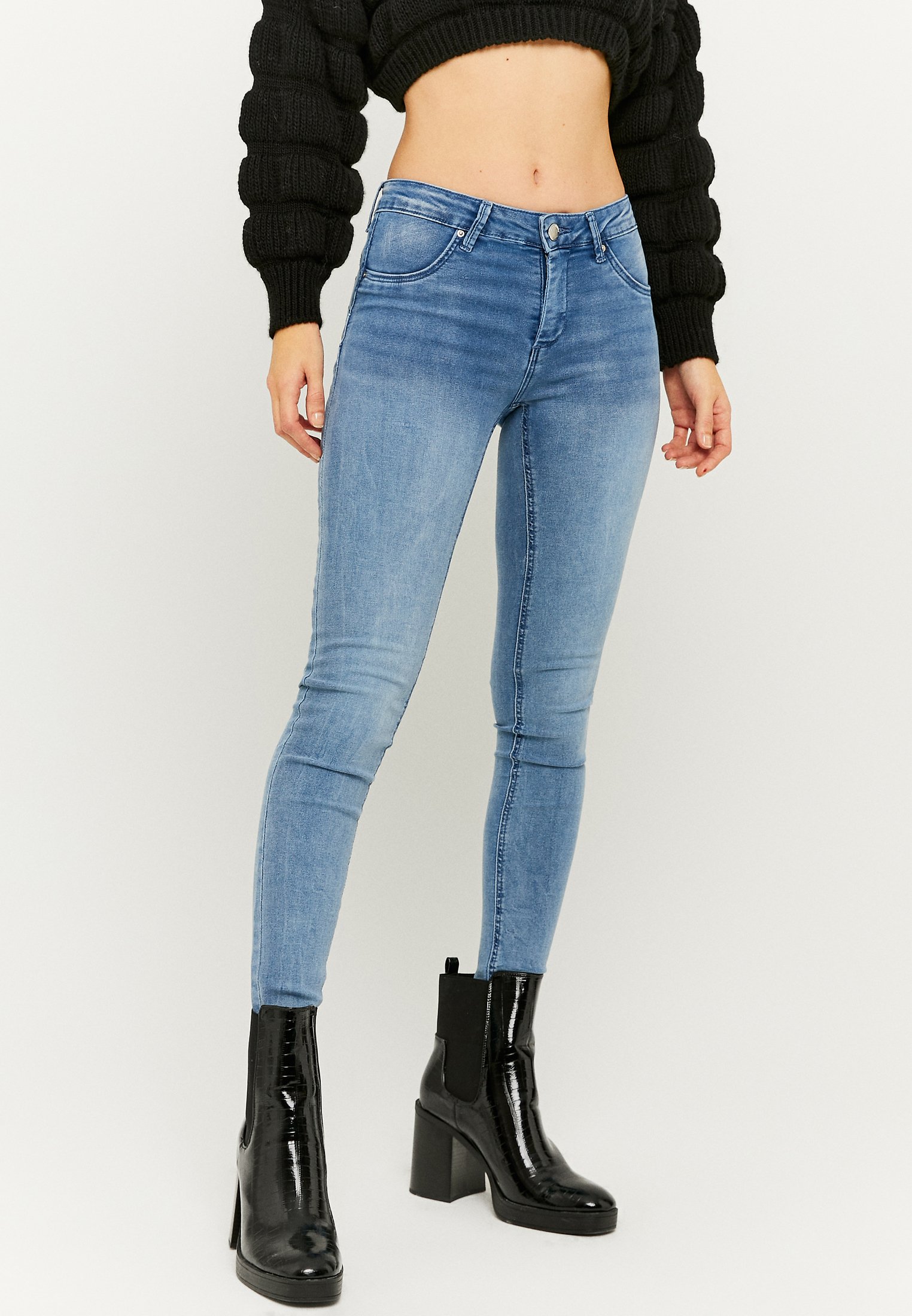 TALLY WEiJL MEDIUM WAIST - Jeans Skinny 