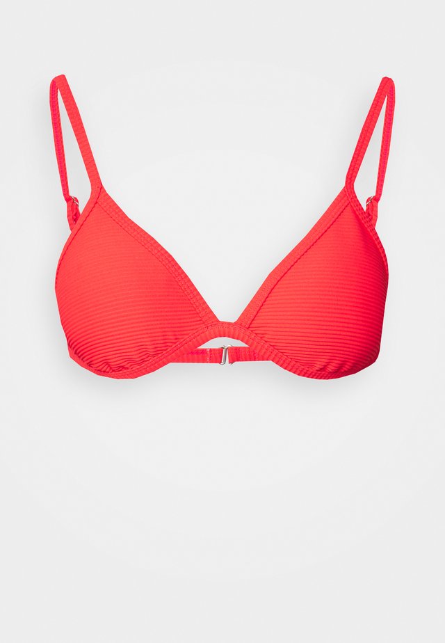 TANLINES IVY - Bikiniöverdel - hot coral
