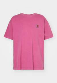 NELSON  - Osnovna majica kratkih rukava - magenta garment dyed
