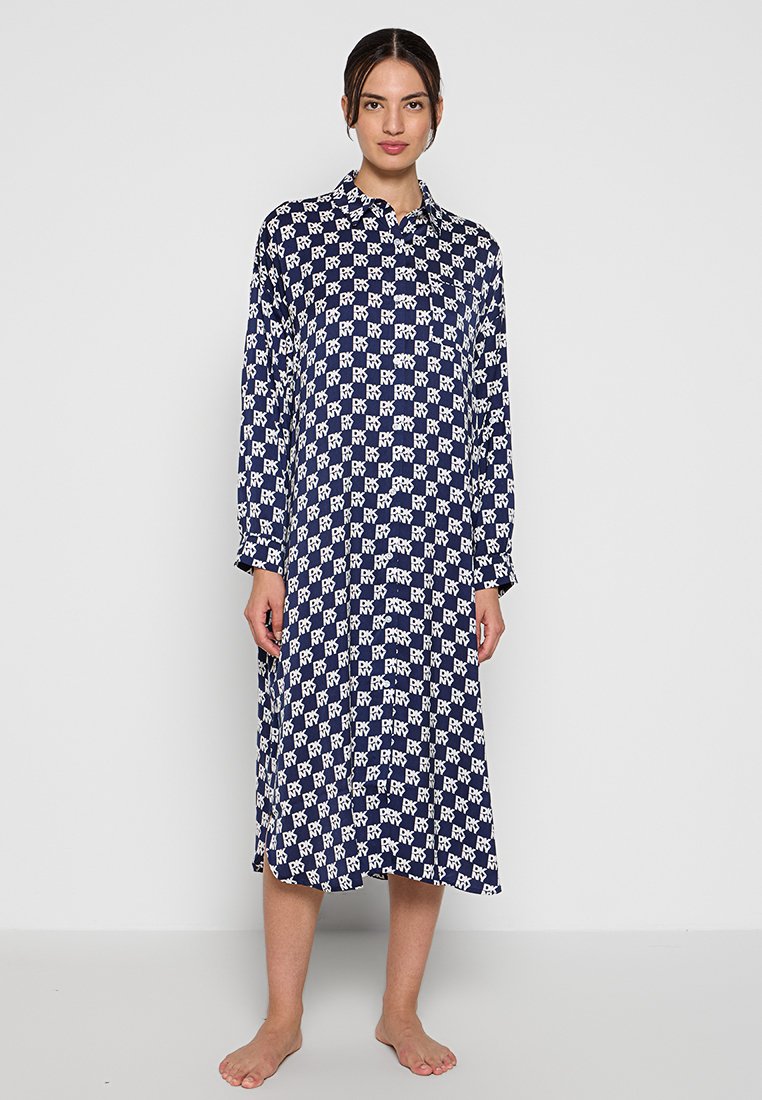 DKNY Loungewear Nachtjapon blauw