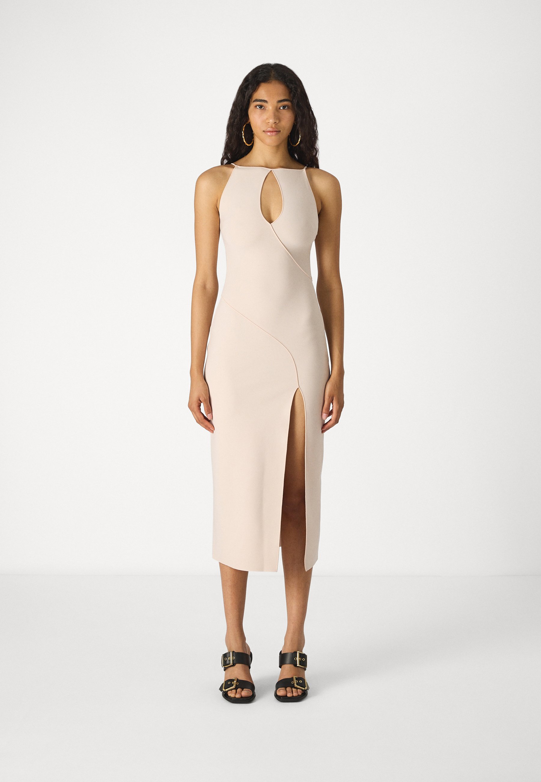 bec and bridge beige dress Bec + Bridge Ciel Wrap Maxi Dress main image 0