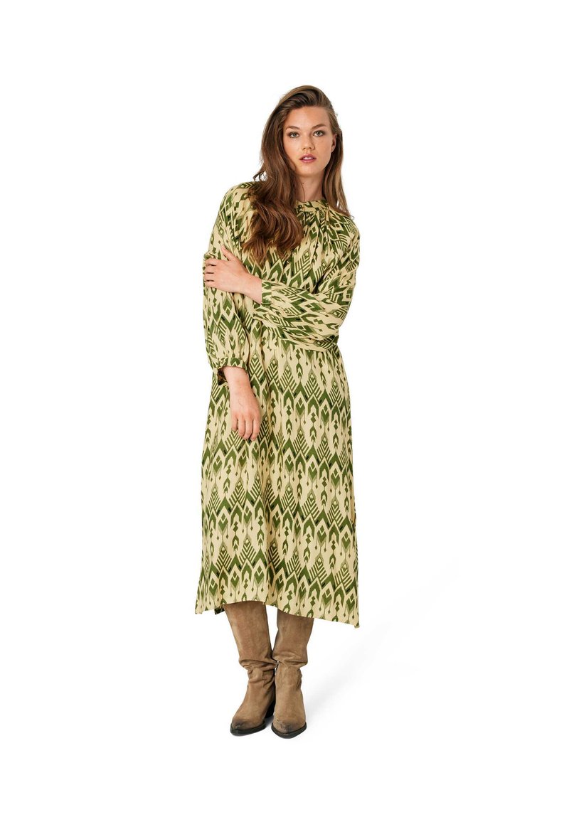 Unmade Copenhagen KATYUM - Vestido informal - print offwhite green