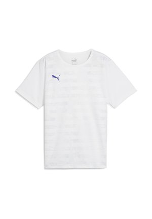 Puma INDIVIDUALFINAL GRAPHIC YOUTH  - Tricou cu imprimeu - white