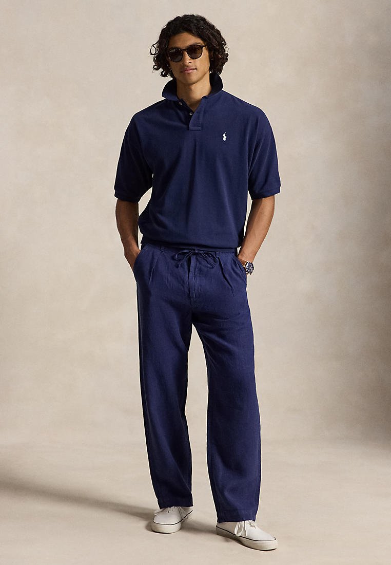 Polo by Ralph Lauren Linen Slacks ネイビー eb3bbad307d347f0a704874f47df76