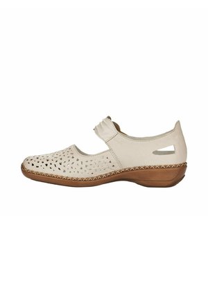 Ballerina's met enkelbandjes - beige