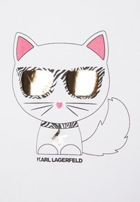 KARL LAGERFELD KIDS SHORT SLEEVES TEE - T-shirt med print - white