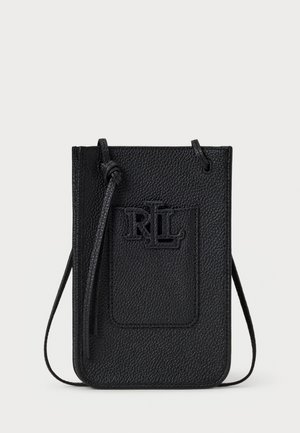 Lauren Ralph Lauren PEBBLED CAMERYN CROSSBODY TECH CASE - Torbica za telefon - black