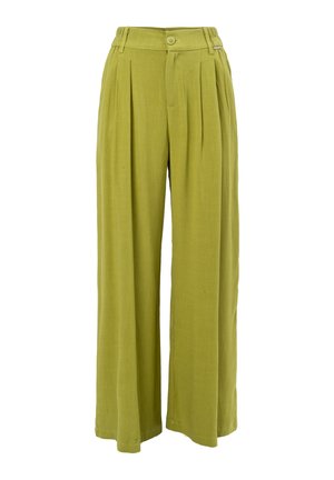 INFLUENCER, TAILORED WIDE - Pantaloni - cactus