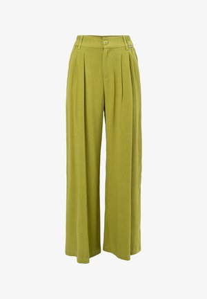 INFLUENCER, TAILORED WIDE - Broek - cactus