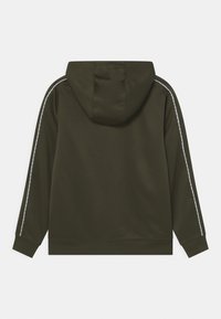 Nike Sportswear REPEAT HOODIE - Luvtröja - cargo khaki/white