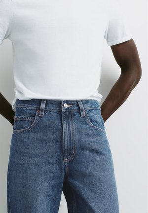 PULL&BEAR, BAGGY - JEANS - Jean baggy - dark-blue denim