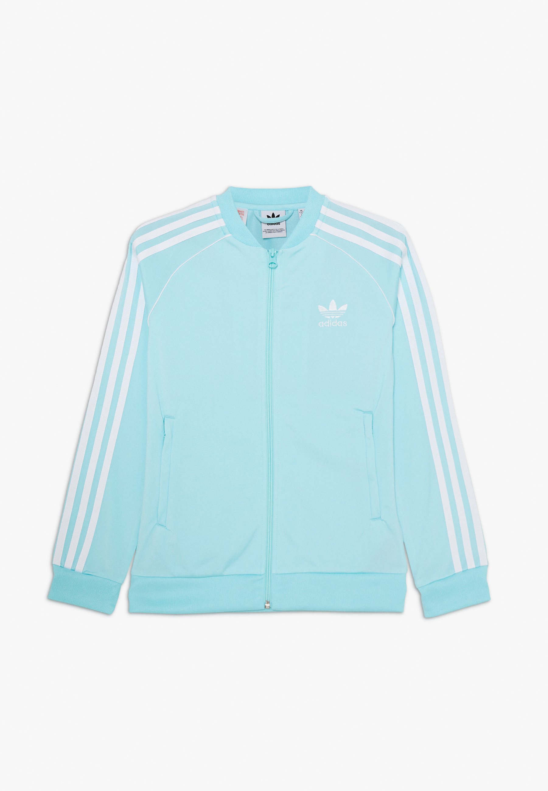 adidas Originals SUPERSTAR Trainingsjacke aquawhite adidas Freizeitjacke Essentials 3S Tricot Track Top Jacket