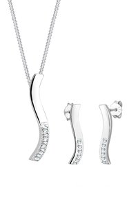 Elli SPARKLING BASIC SET - MIT KRISTALLEN VON SWAROVSKI® - Ohrringe - weiß