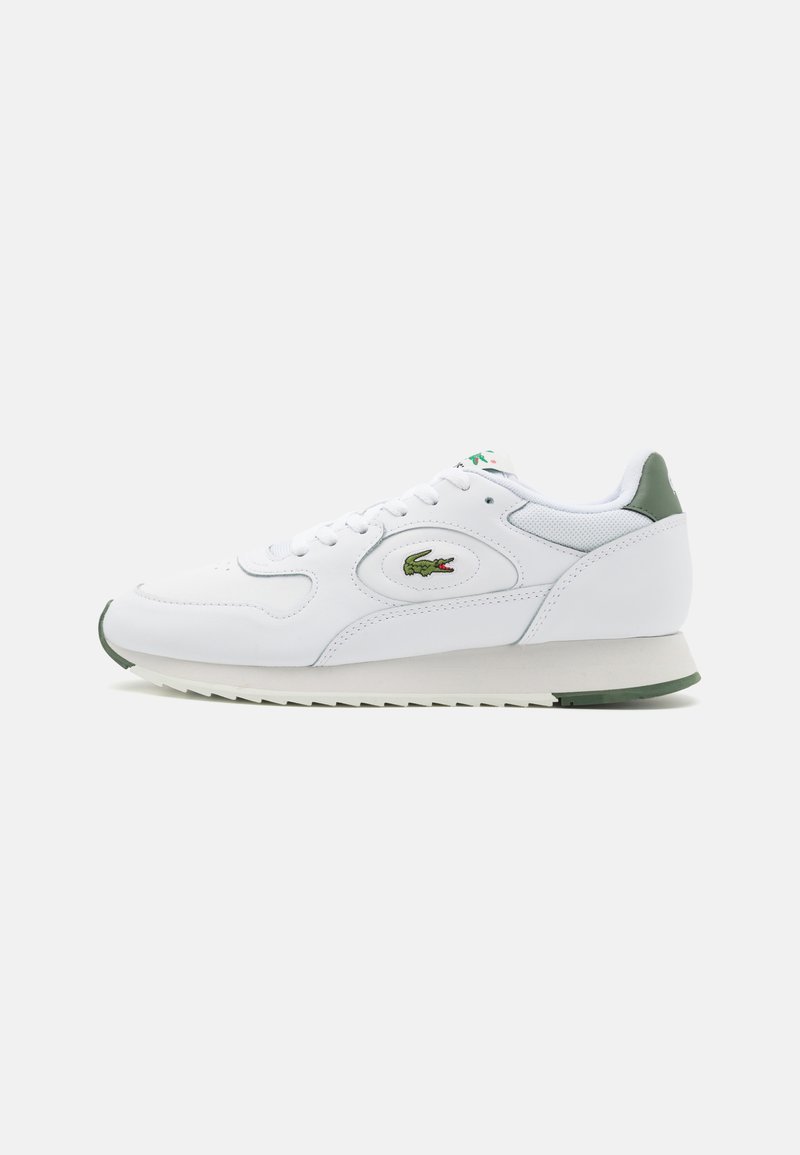 Lacoste LINETRACK - Tenisice - white/green