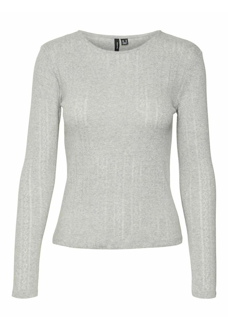 Vero Moda Longsleeve lichtgrijs gemêleerd Vero Moda Longsleeve lichtgrijs gemêleerd