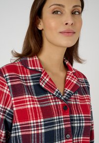 Damart SET - Pigiama - rouge carreaux