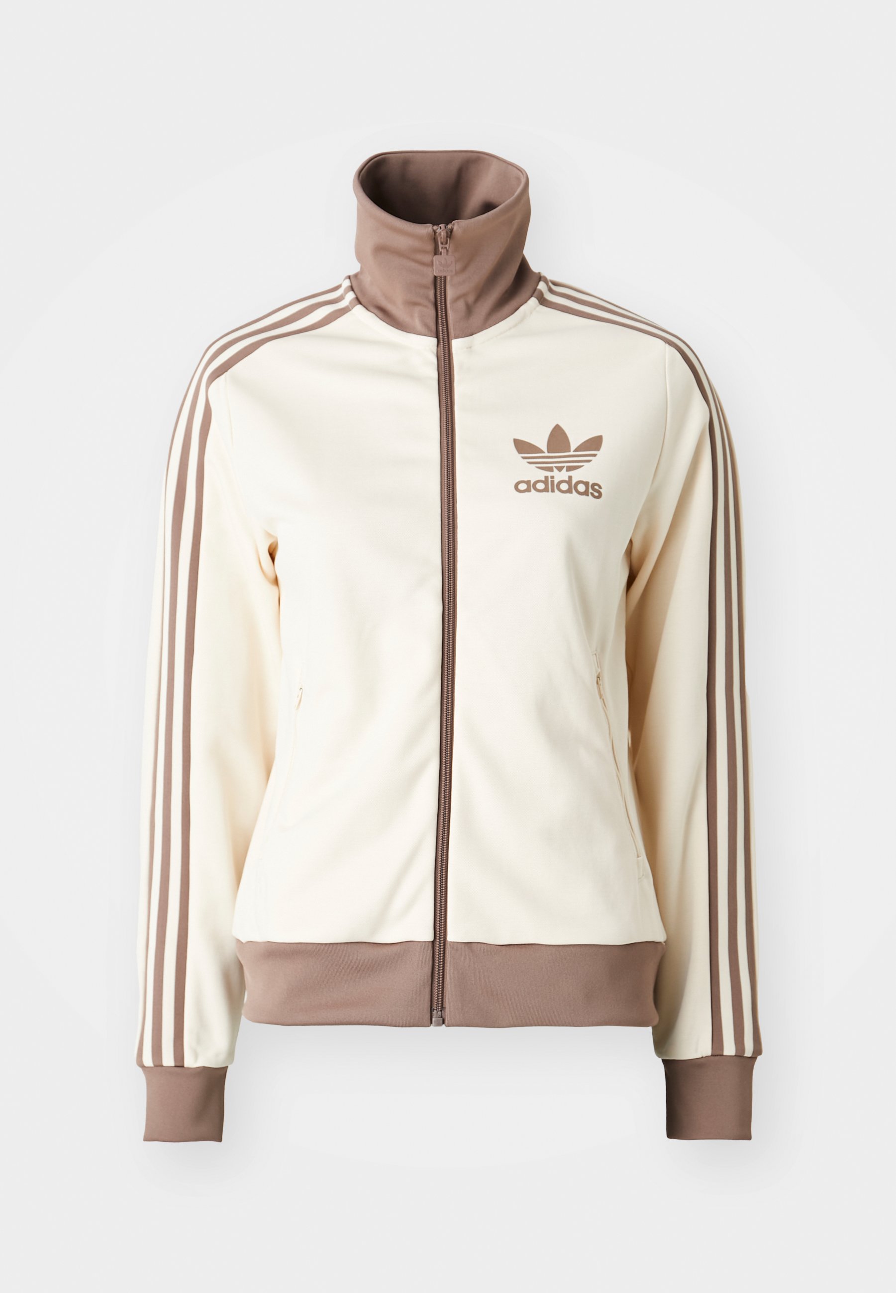 adidas Originals CLASSIC - Zip-up sweatshirt - white/trace
