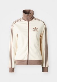 CLASSIC - Sweatjakke - white/trace brown
