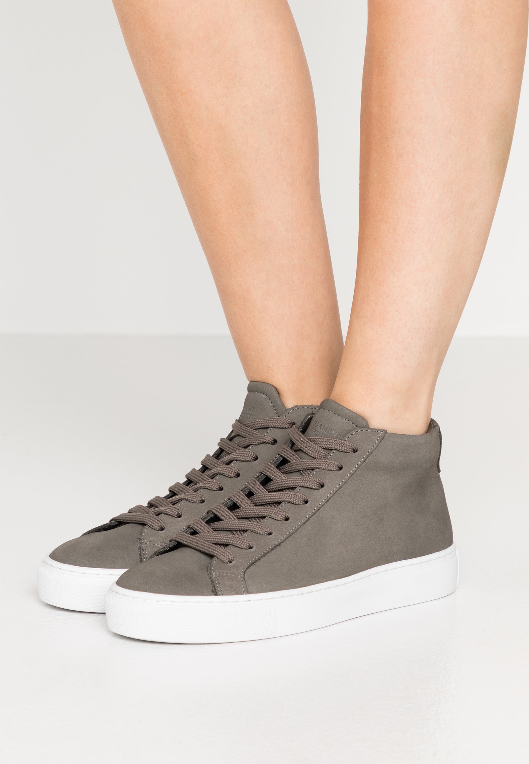 GARMENT PROJECT TYPE MID SLIM SOLE Høye joggesko grey GARMENT PROJECT TYPE MID SLIM SOLE Høye joggesko black