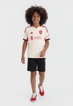 adidas Performance LIVERPOOL FC 25/26 AWAY JERSEY KIDS - Fotbalový dres - white