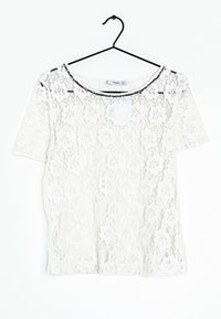 Mango Jednoduché tričko - beige