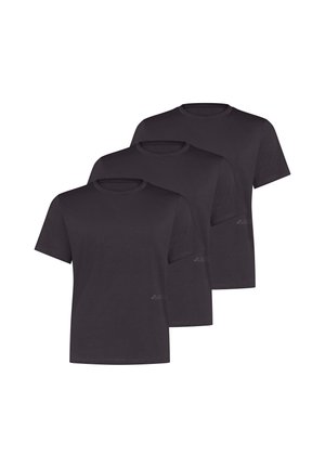 3ER PACK KURZARM - Unterhemd/-shirt - charcoal
