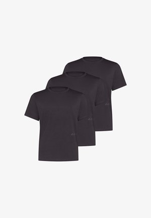 Sloggi 3ER PACK KURZARM - Aluspaita - charcoal