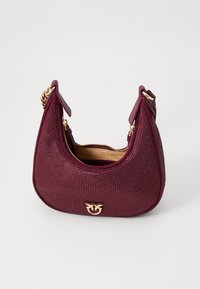 Pinko BRIOCHE HOBO MINI - Sac à main - marrone metallizzato/oro