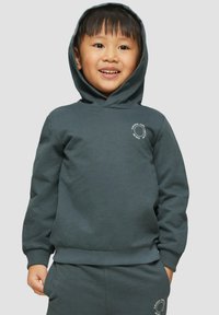 s.Oliver MIT UND KLEINEM DETAIL - Hoodie - schiefergrau
