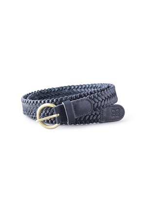 WAVERTON - Braided belt - navy