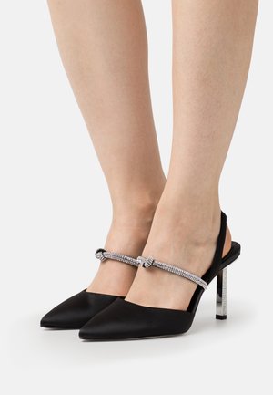Escarpins Nine West Marron Pointure 7.5 - Talons Hauts Classiques - Occasion En Très Bon état