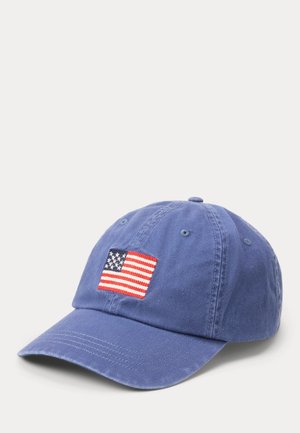 Polo Ralph Lauren, FLAG COTTON TWILL BALL CAP - Kapa - dark blue